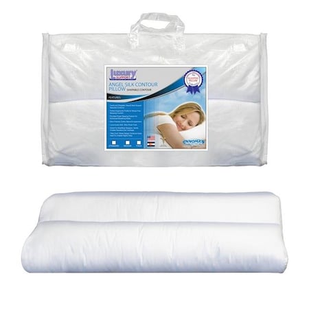 INNOMAX Innomax 5-28-CON-L 13 x 24 x 6 in. Angel Silk Shapable Contour Pillow - Large 5-28-CON-L